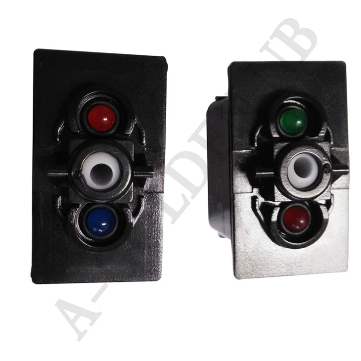 Orange LED Rocker Switch